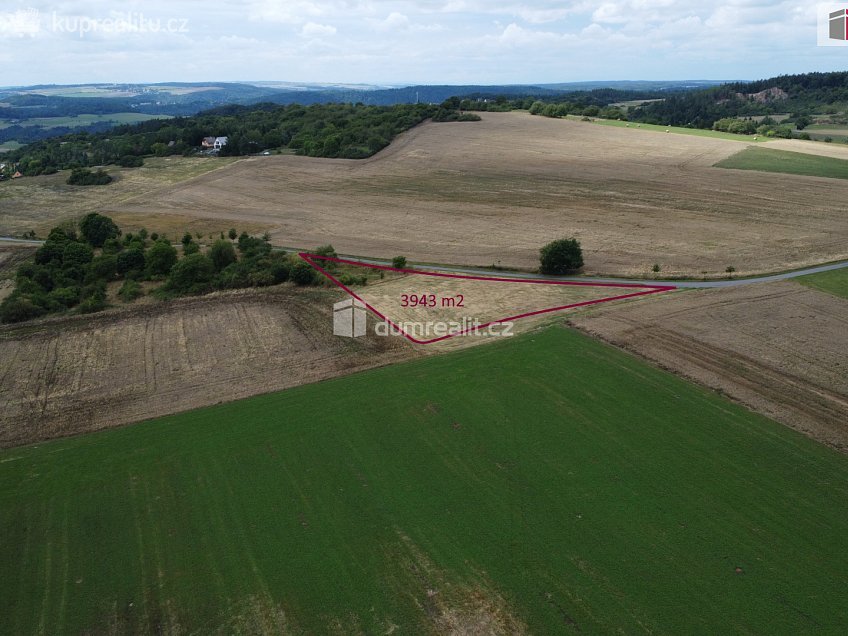 Prodej  pozemku 3943 m^2 Sýkořice, Sýkořice 