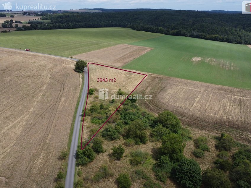 Prodej  pozemku 3943 m^2 Sýkořice, Sýkořice 