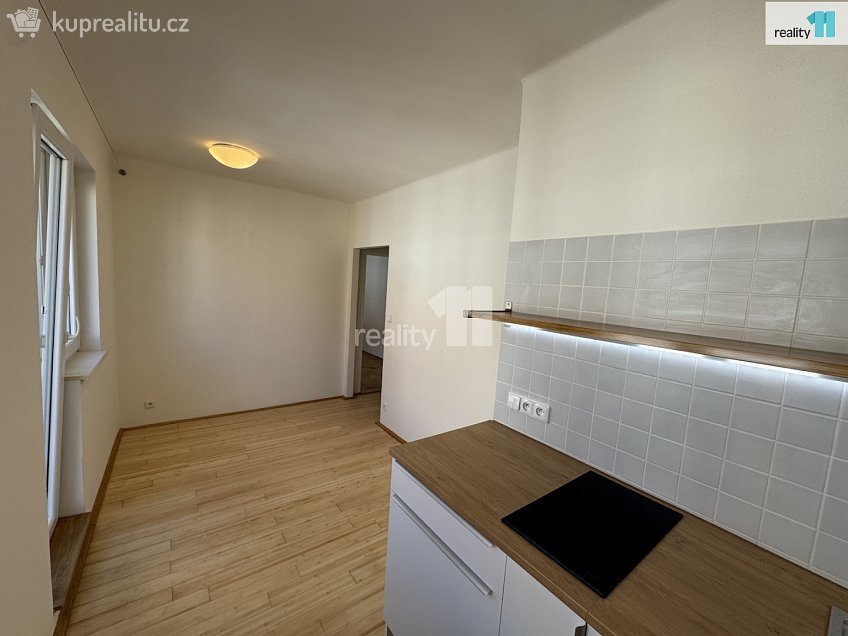 Pronájem bytu 1+1 69 m^2 V Horní Stromce, Praha 3 