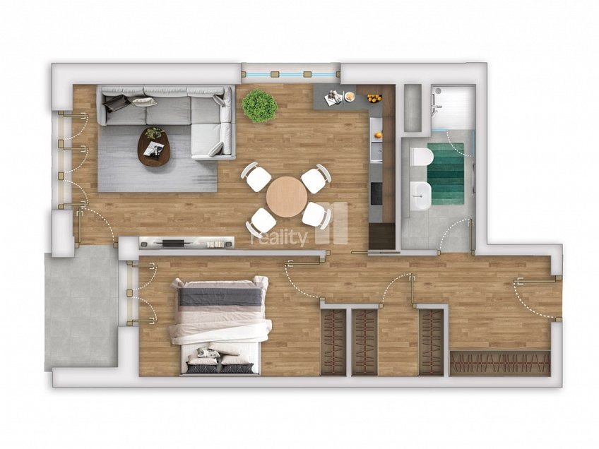 Prodej bytu 2+kk 60 m^2 Švermova, Liberec 