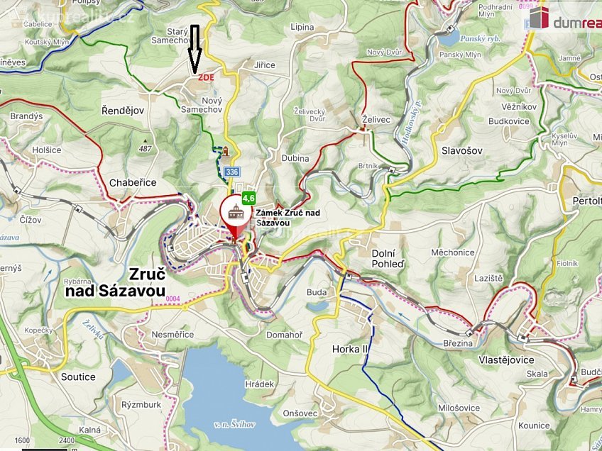 Prodej  stavebního pozemku 1981 m^2 Řendějov, Řendějov 