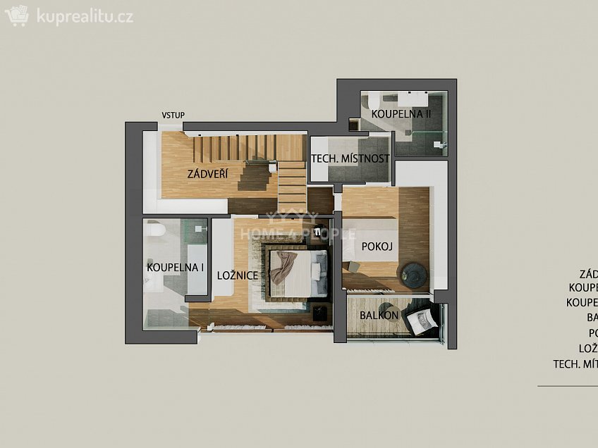 Prodej bytu 4+kk 237 m^2 Prokopova, Praha 3 