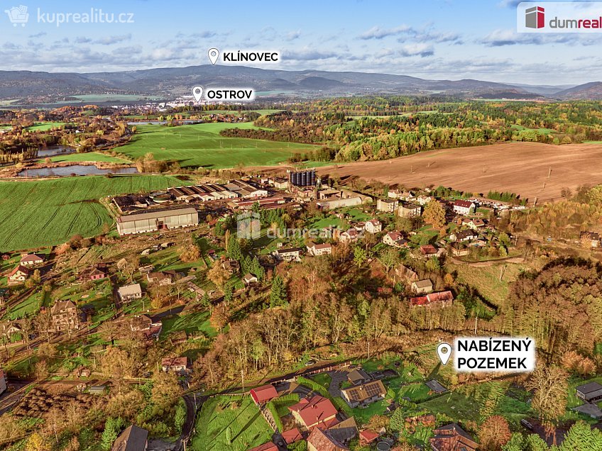 Prodej  stavebního pozemku 1003 m^2 Sadov, Sadov 