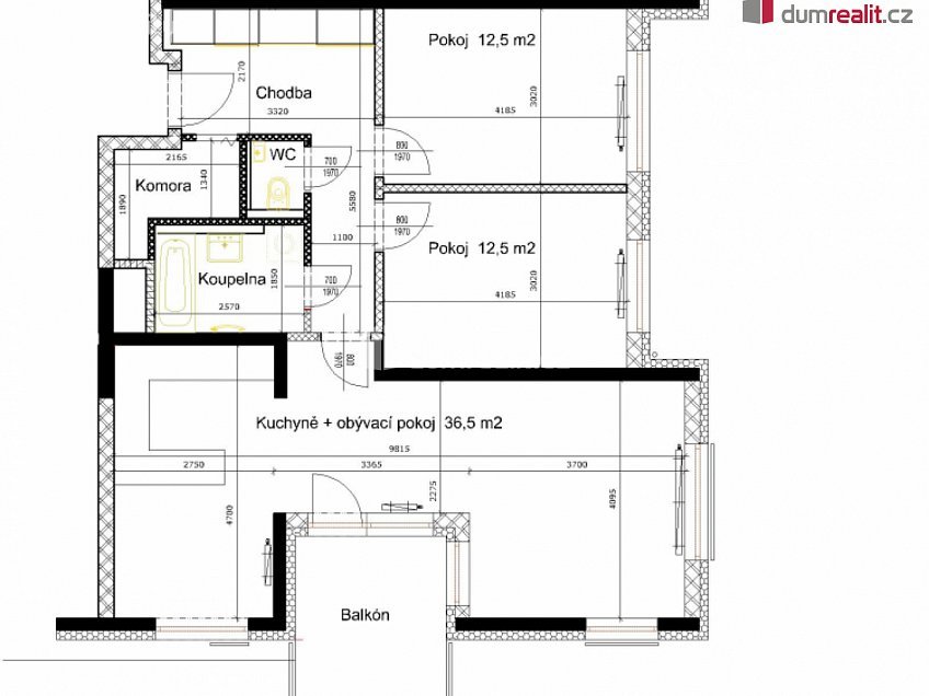 Pronájem bytu 3+kk 86 m^2 Honzíkova, Praha-Dolní Měcholupy 
