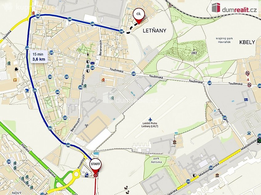 Prodej bytu 1+kk 37 m^2 Kadečkové, Praha 18 
