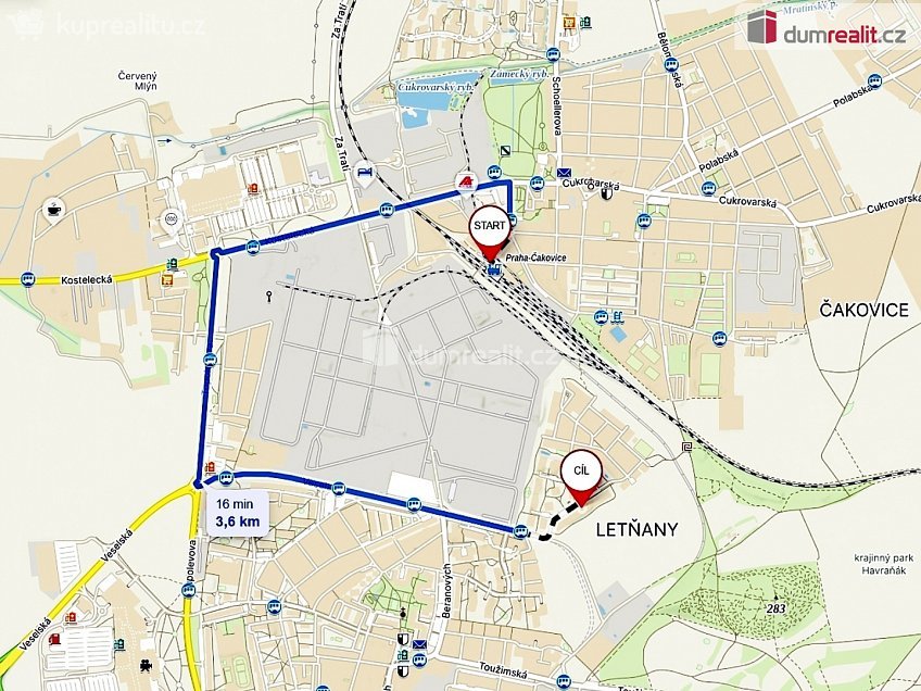 Prodej bytu 1+kk 37 m^2 Kadečkové, Praha 18 