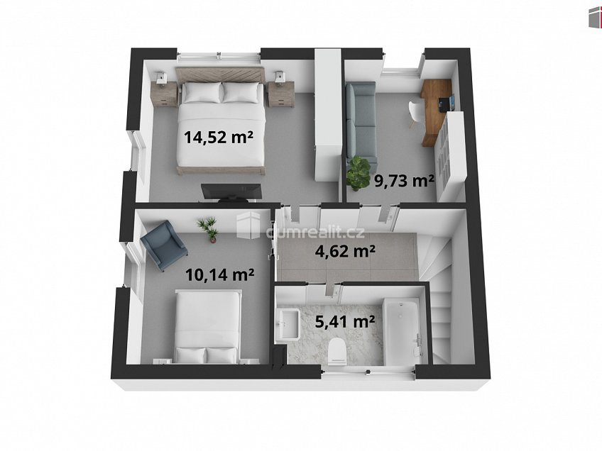 Prodej  rodinného domu 96 m^2 Lysá, Kamenice 