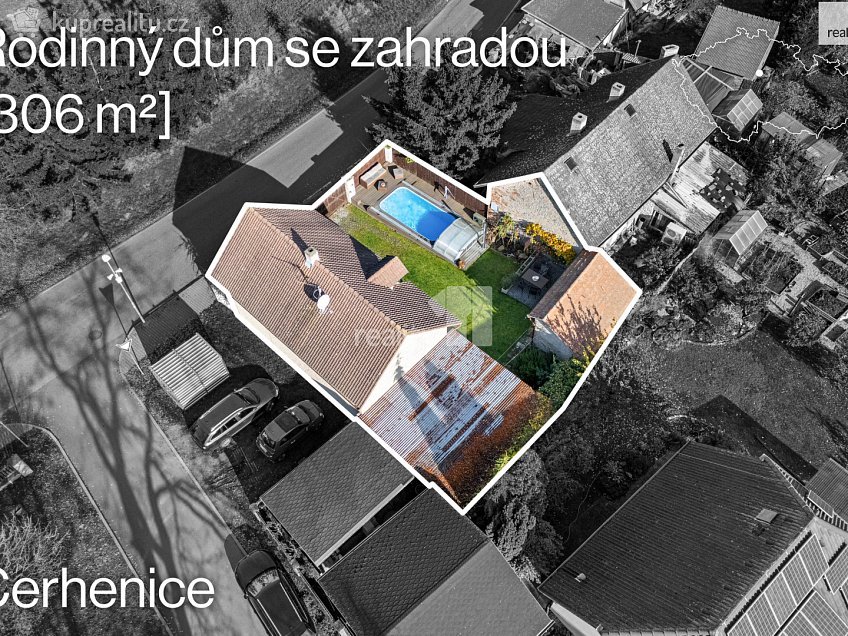Prodej  rodinného domu 306 m^2 Školská, Cerhenice 