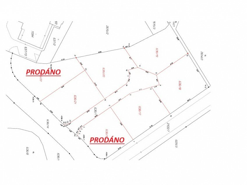 Prodej  stavebního pozemku 1207 m^2 Robinson, Písek 