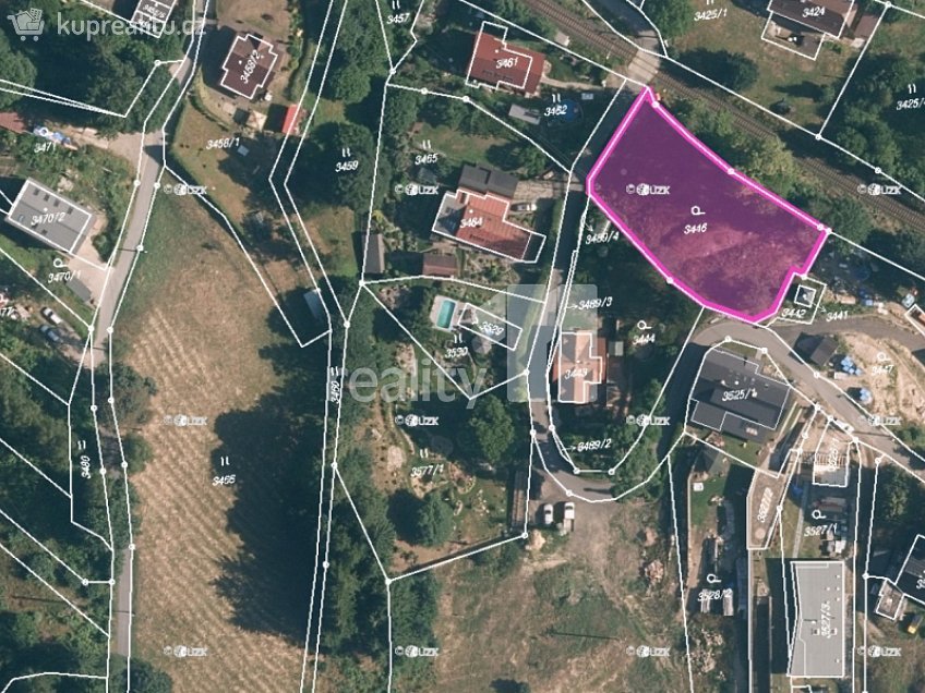 Prodej  projektu  chaty 1200 m^2 Za Tratí, Liberec 