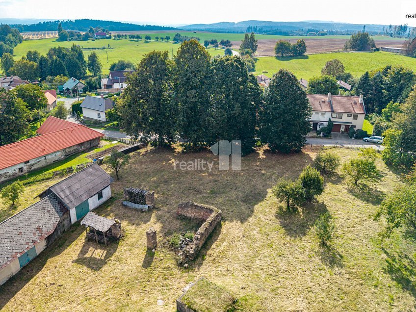 Prodej  stavebního pozemku 1180 m^2 Ovesná Lhota, Ovesná Lhota 