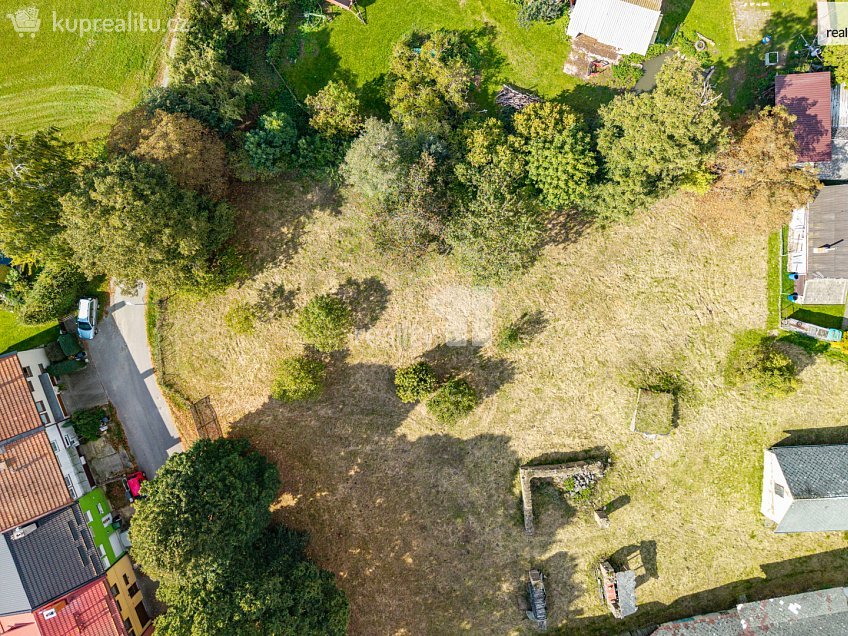 Prodej  stavebního pozemku 1180 m^2 Ovesná Lhota, Ovesná Lhota 