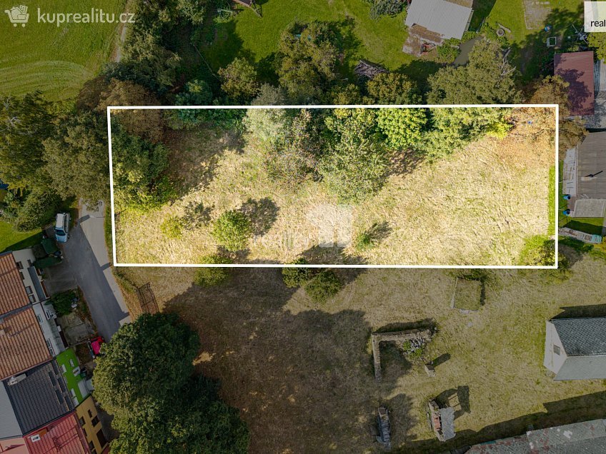 Prodej  stavebního pozemku 1180 m^2 Ovesná Lhota, Ovesná Lhota 