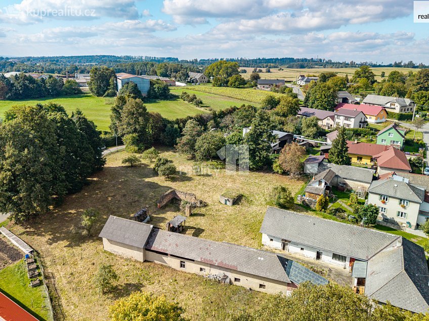 Prodej  stavebního pozemku 1180 m^2 Ovesná Lhota, Ovesná Lhota 