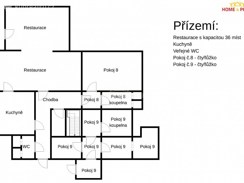 Prodej  ubytovacího zařízení 350 m^2 Nové Hamry, Nové Hamry 