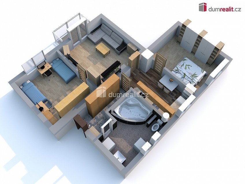Prodej bytu 3+1 71 m^2 Za Obchody, Neratovice 