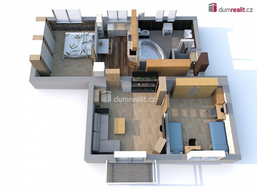 Prodej bytu 3+1 71 m^2 Za Obchody, Neratovice 