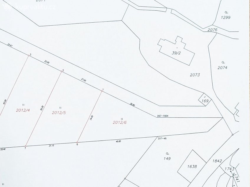 Prodej  stavebního pozemku 1146 m^2 Heřmanov, Heřmanov 