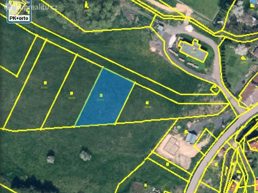 Prodej  stavebního pozemku 1146 m^2 Heřmanov, Heřmanov 