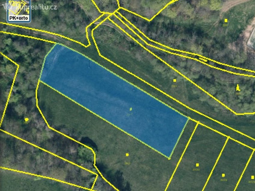 Prodej  stavebního pozemku 4050 m^2 Heřmanov, Heřmanov 