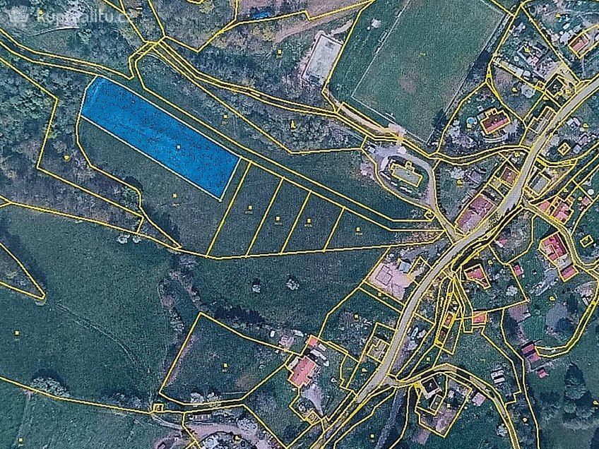 Prodej  stavebního pozemku 4050 m^2 Heřmanov, Heřmanov 