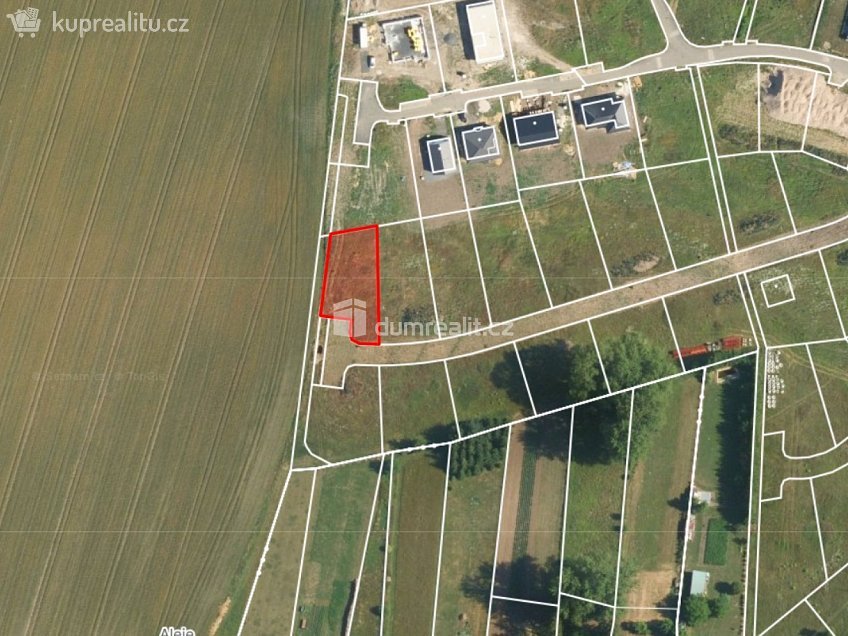 Prodej  stavebního pozemku 792 m^2 Třebeň, Třebeň 