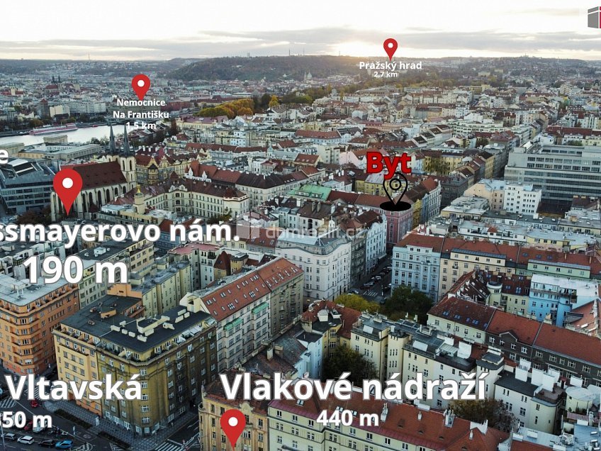 Prodej bytu 3+1 90 m^2 Janovského, Praha 7 