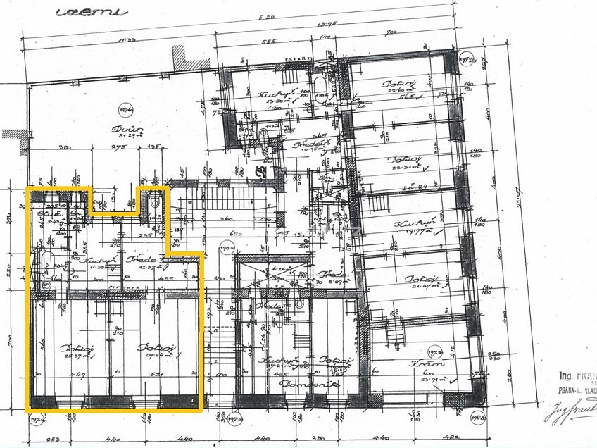 Prodej bytu 3+1 90 m^2 Janovského, Praha 7 