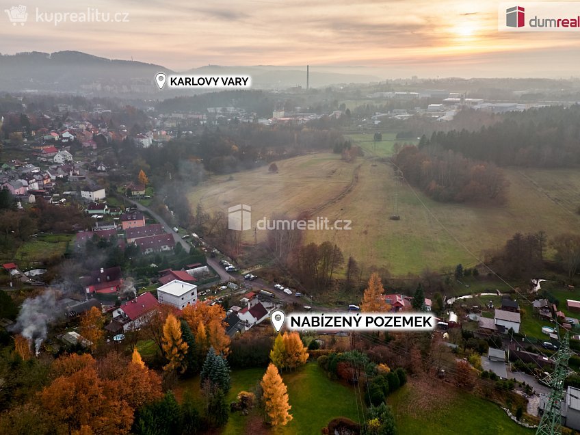 Prodej  zahrady 1025 m^2 Dalovice, Dalovice 