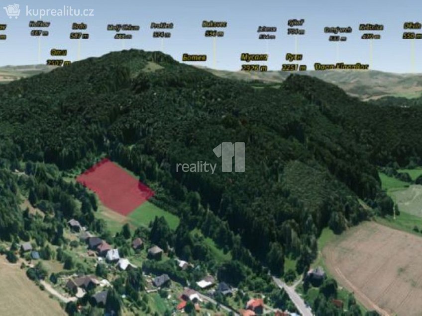 Prodej  louky 11779 m^2 Jimramov, Jimramov 