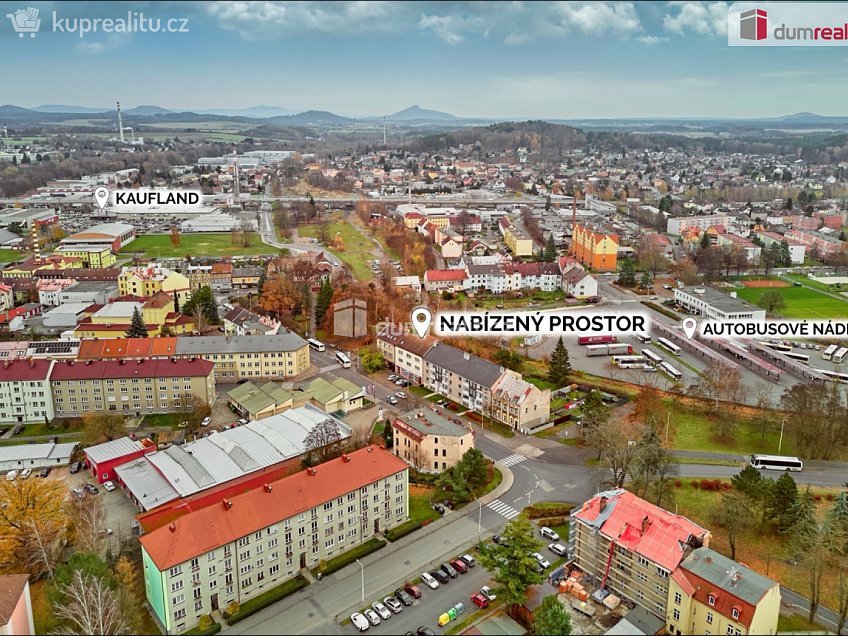 Prodej  obchodních prostor 176 m^2 Bulharská, Česká Lípa 