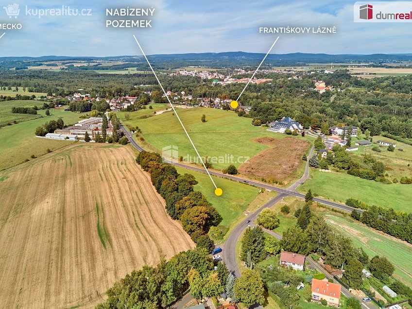 Prodej  rodinného domu 3600 m^2 Františkovy Lázně, Františkovy Lázně 