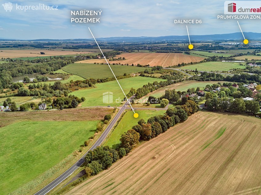 Prodej  stavebního pozemku 6597 m^2 Františkovy Lázně, Františkovy Lázně 