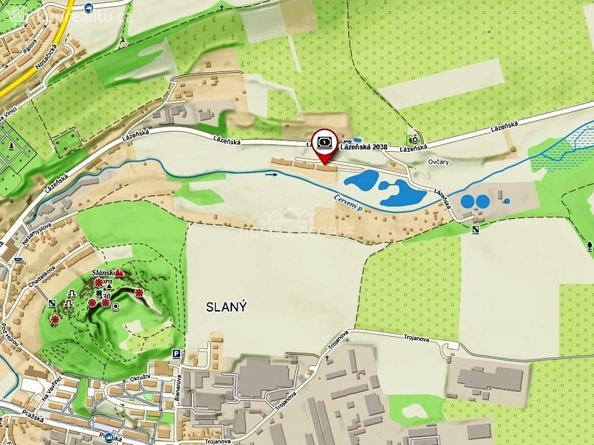 Pronájem bytu 2+kk 78 m^2 Lázeňská, Slaný 