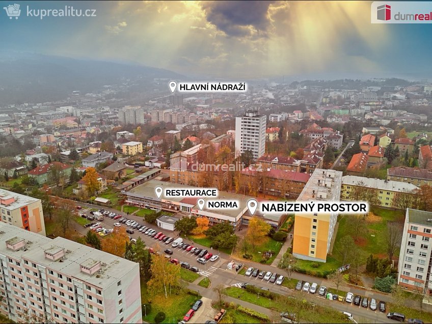 Prodej  obchodních prostor 191 m^2 SNP, Ústí nad Labem 