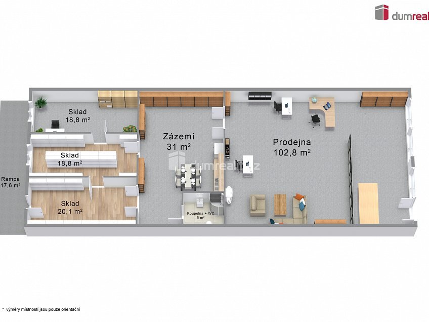 Prodej  obchodních prostor 191 m^2 SNP, Ústí nad Labem 