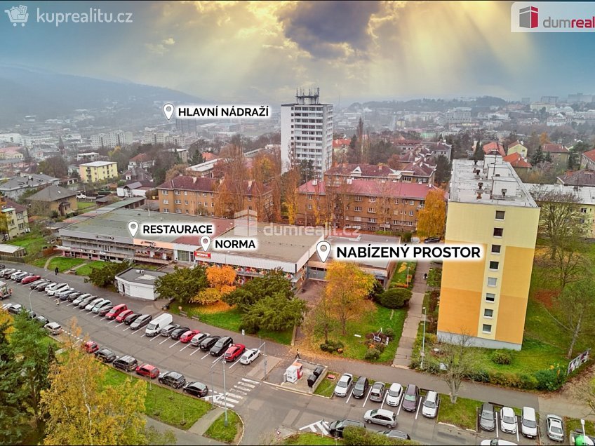 Prodej  obchodních prostor 191 m^2 SNP, Ústí nad Labem 