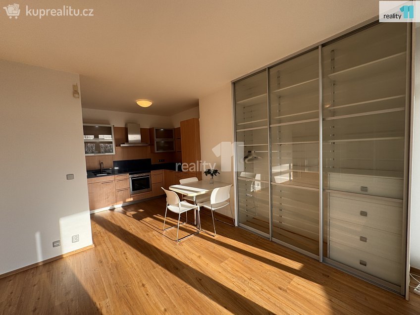 Pronájem bytu 1+kk 45 m^2 Nad Okrouhlíkem, Praha 8 