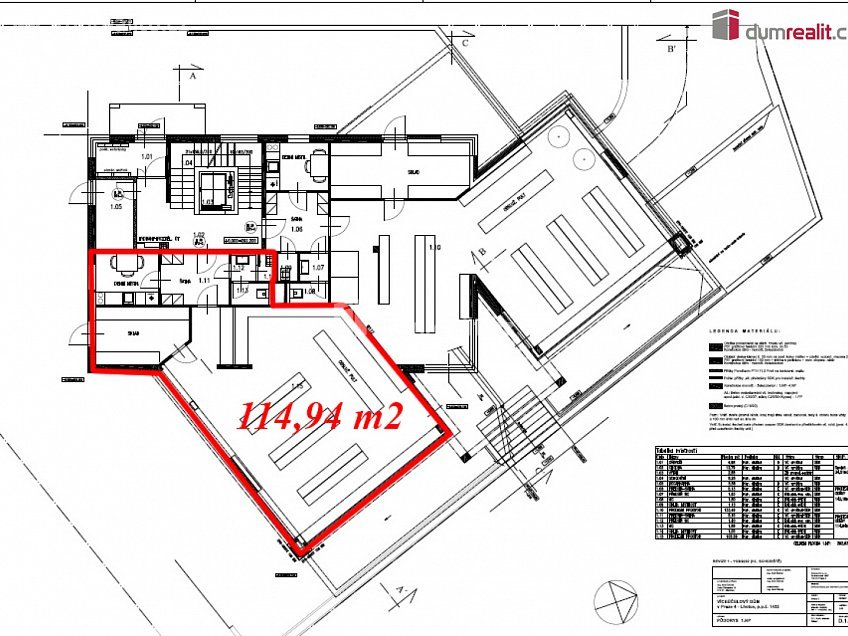 Pronájem  obchodních prostor 115 m^2 Štúrova, Praha 4 