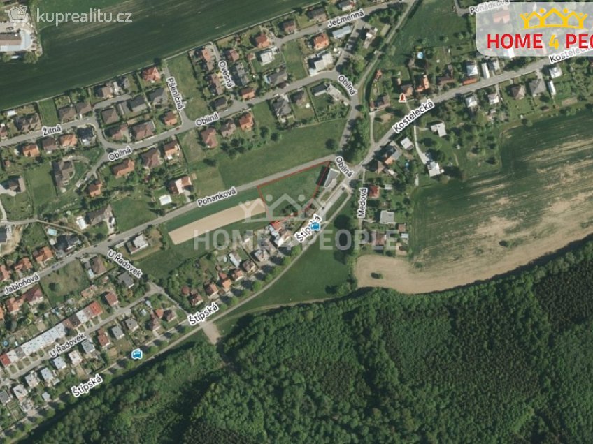 Prodej  stavebního pozemku 769 m^2 Pohanková, Zlín 