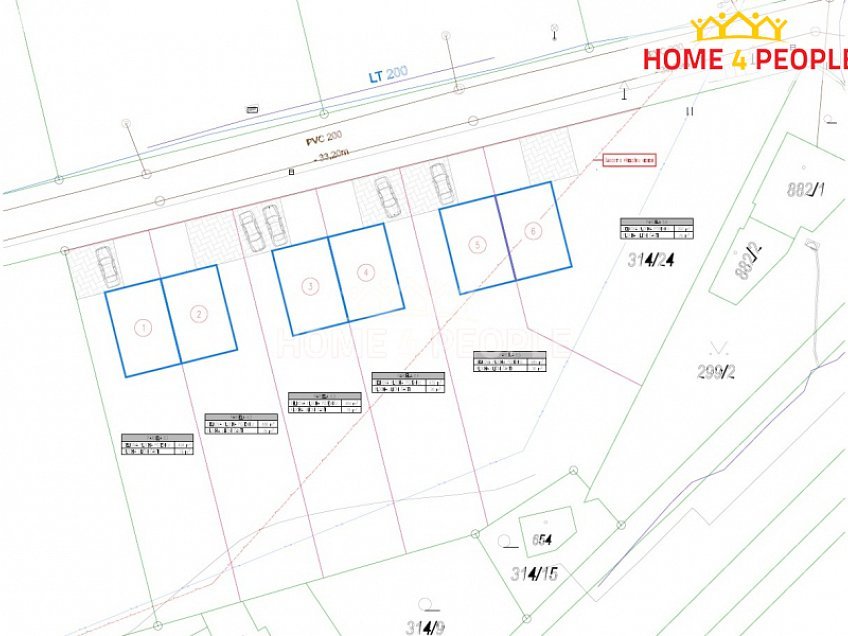 Prodej  stavebního pozemku 769 m^2 Pohanková, Zlín 