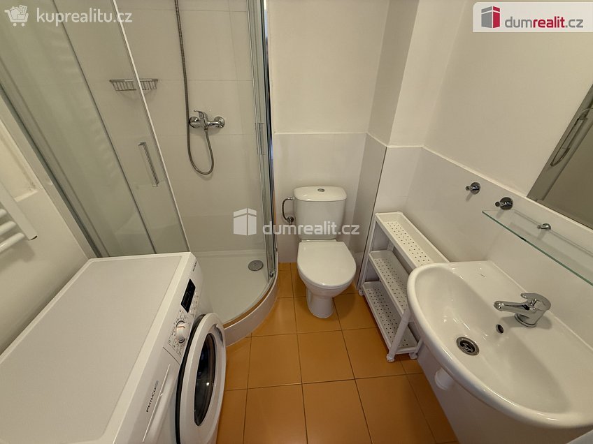 Pronájem bytu 1+kk 35 m^2 Na Valentince, Praha 5 