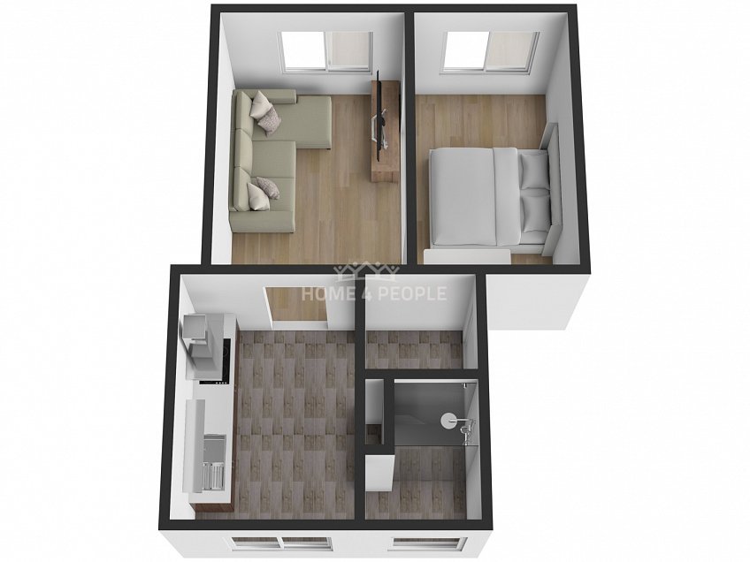 Pronájem bytu 2+1 52 m^2 Zeyerova, Karlovy Vary 