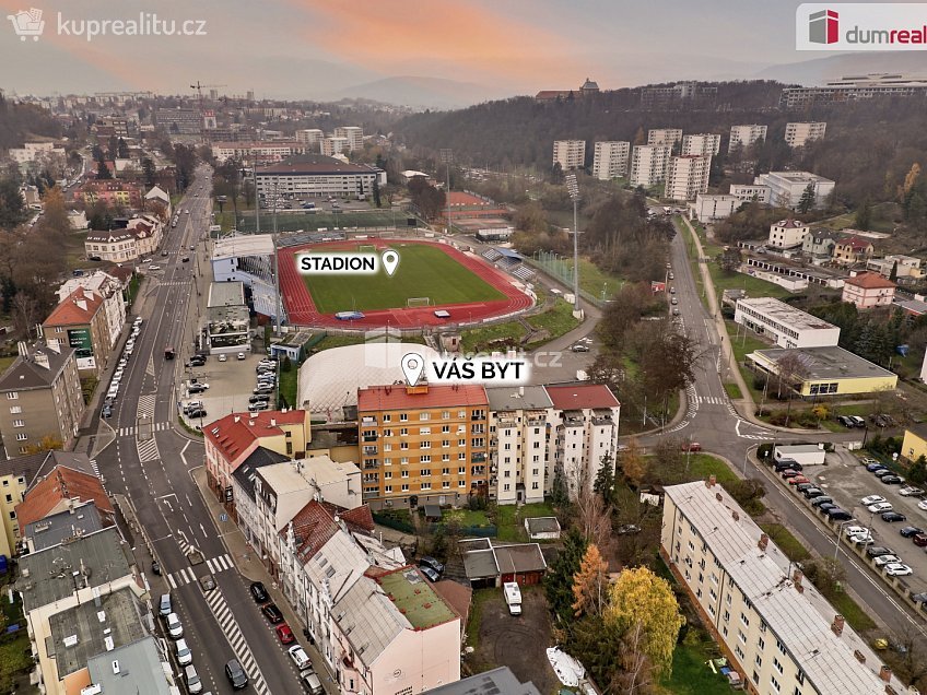 Prodej bytu 1+kk 16 m^2 U Stadiónu, Ústí nad Labem 