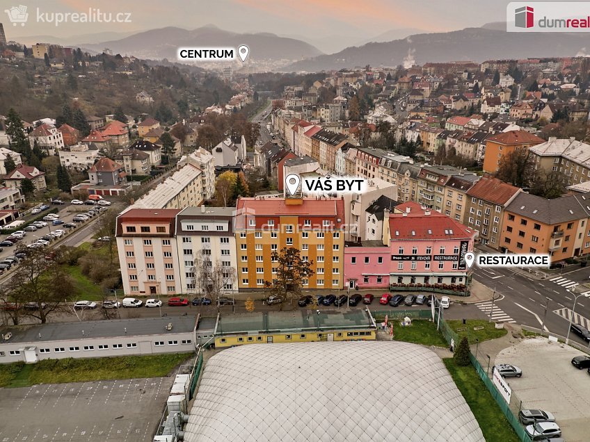 Prodej bytu 1+kk 16 m^2 U Stadiónu, Ústí nad Labem 