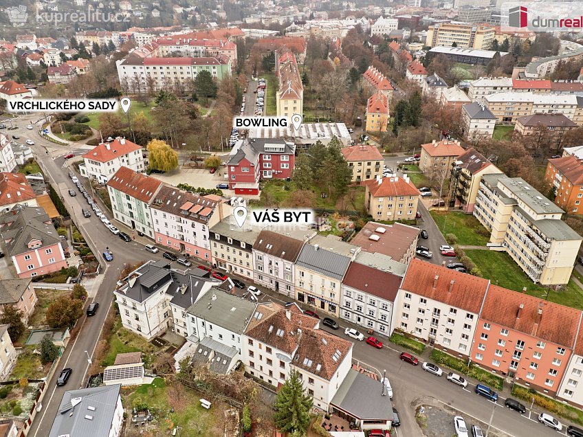 Prodej bytu 2+kk 41 m^2 Klíšská, Ústí nad Labem 