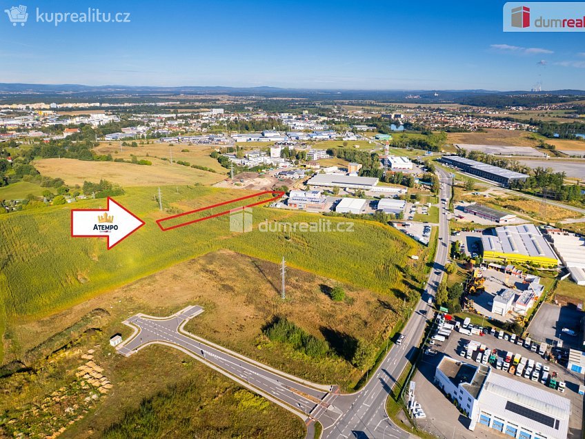 Prodej  stavebního pozemku 5436 m^2 Okružní, České Budějovice 