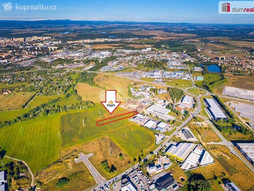 Prodej  stavebního pozemku 5436 m^2 Okružní, České Budějovice 