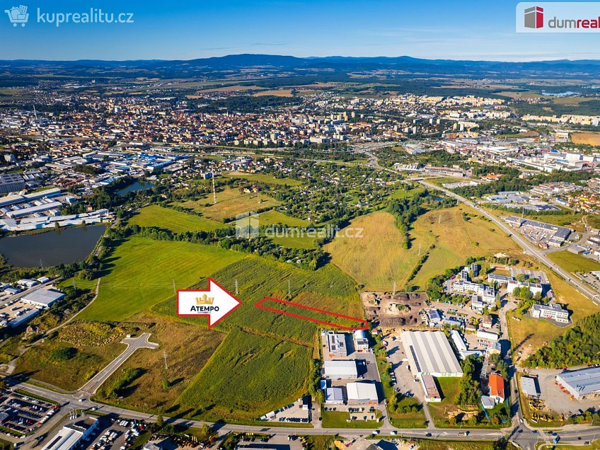 Prodej  stavebního pozemku 5436 m^2 Okružní, České Budějovice 