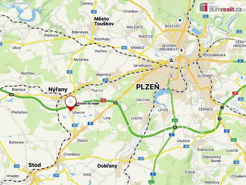 Prodej  rodinného domu 85 m^2 Východní, Úherce 